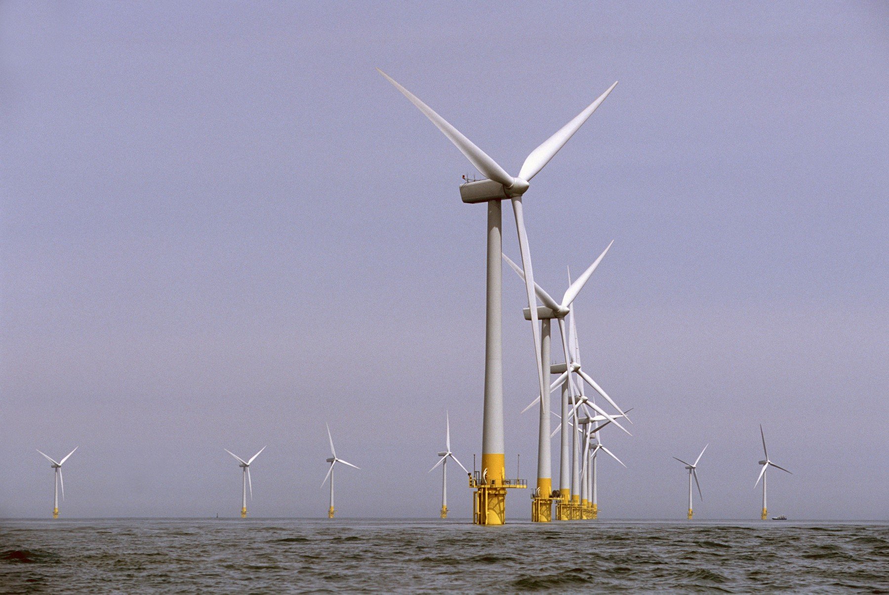 Vjetroelektrane Scroby Sands pokraj obale Velike Britanije čiji je vlasnik tvrtka E.on