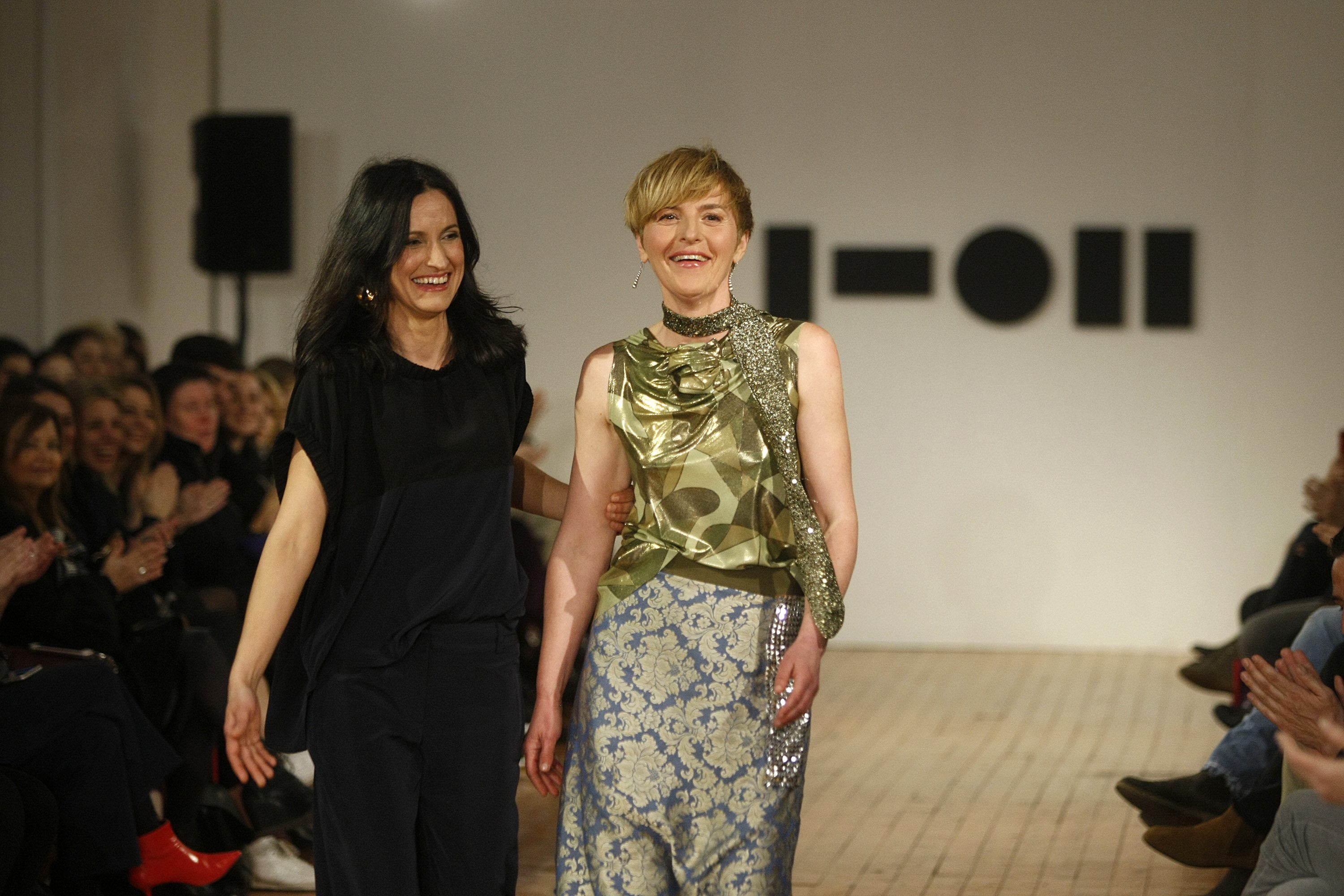 Prva večer 26. izdanja BIPA Fashion.hr-a, revija modnog studija I-GLE. Na fotografiji: Dizajnerice Martina Vrdoljak Ranilović i Nataša Mihaljčišin