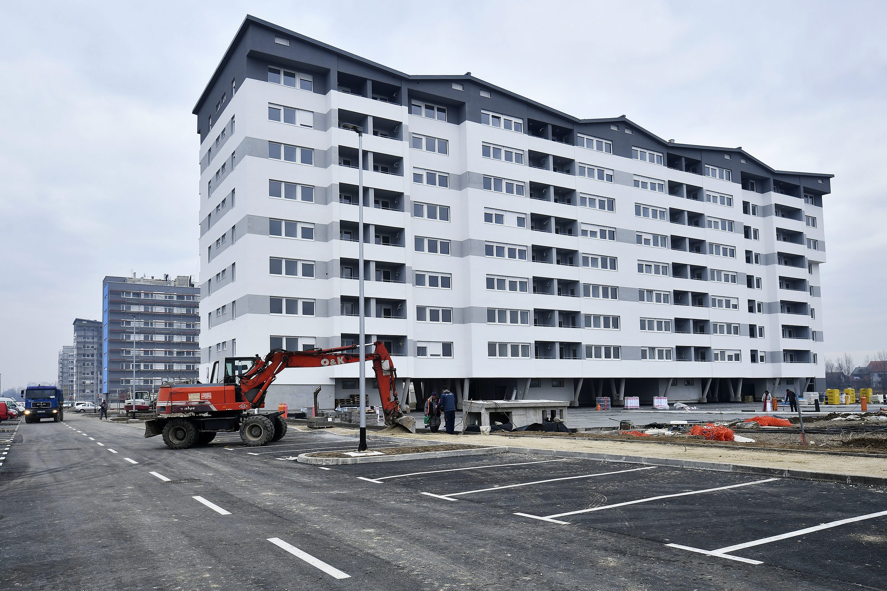 Izgradnja stambenog naselja u Podbrežju, Zagreb