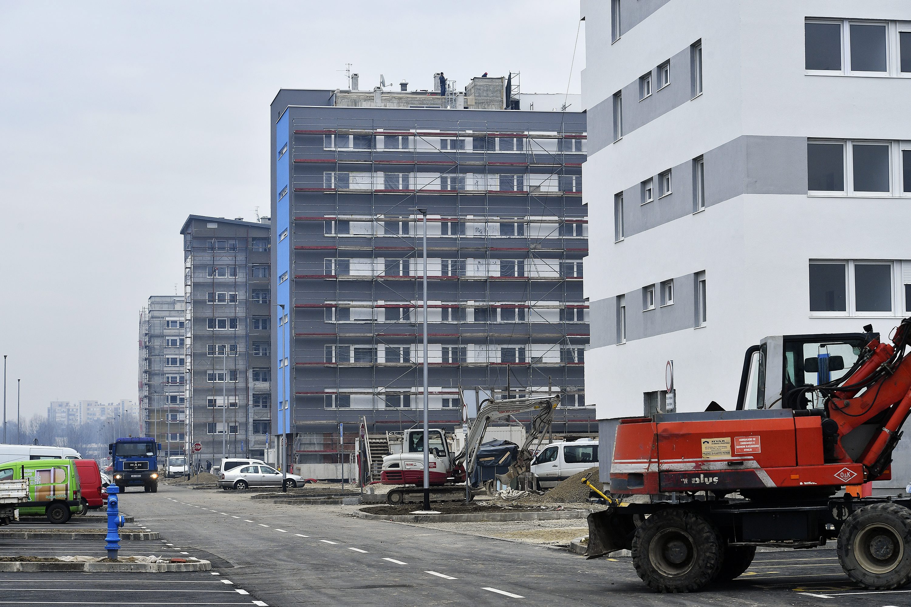 Izgradnja stambenog naselja u Podbrežju, Zagreb