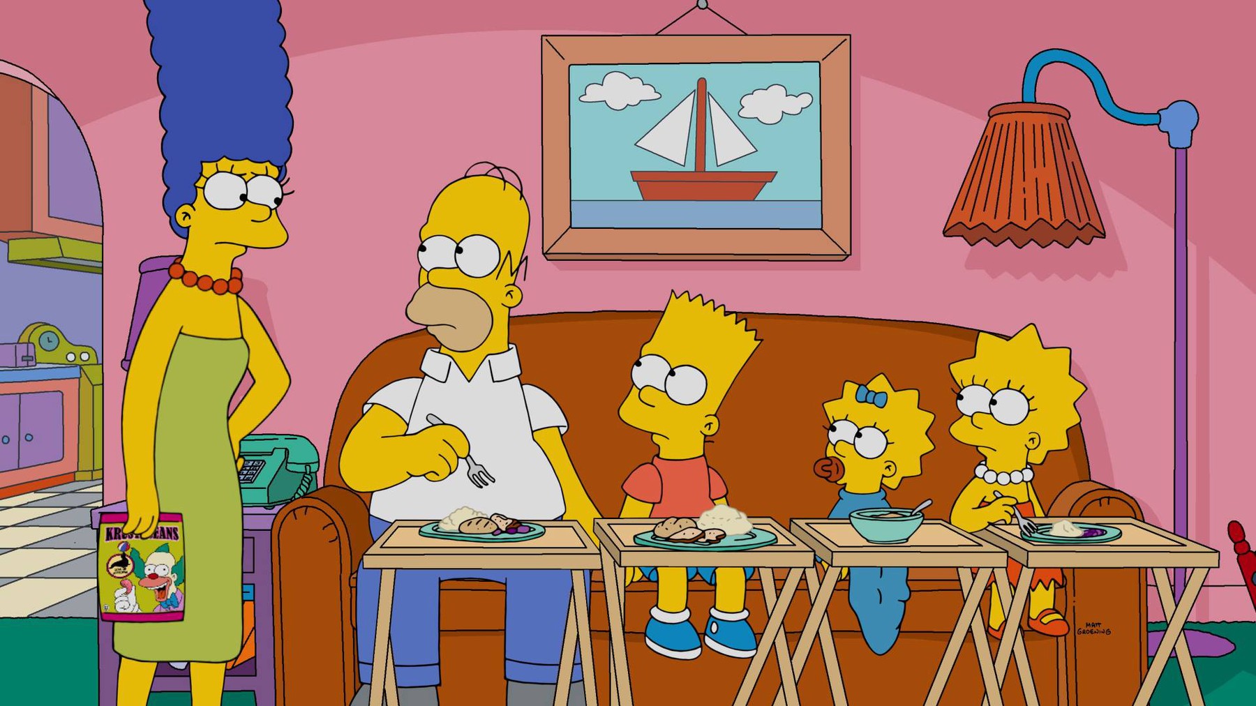 Simpsoni - Marge, Homer, Bart, Maggie i Lisa