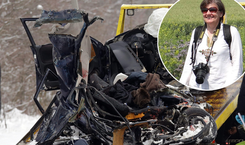 Prizor s lica mjesta nesreće, u krugu: Roberta Sorić