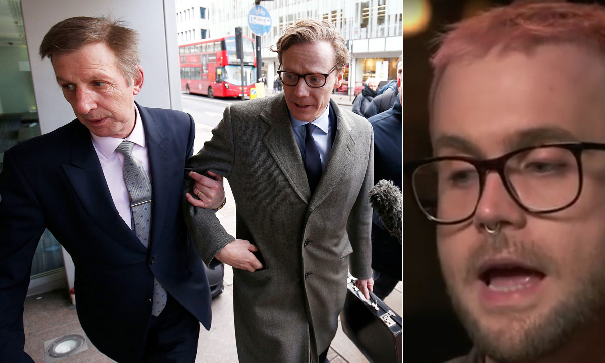 Alexander Nix (lijevo) i Christopher Wylie