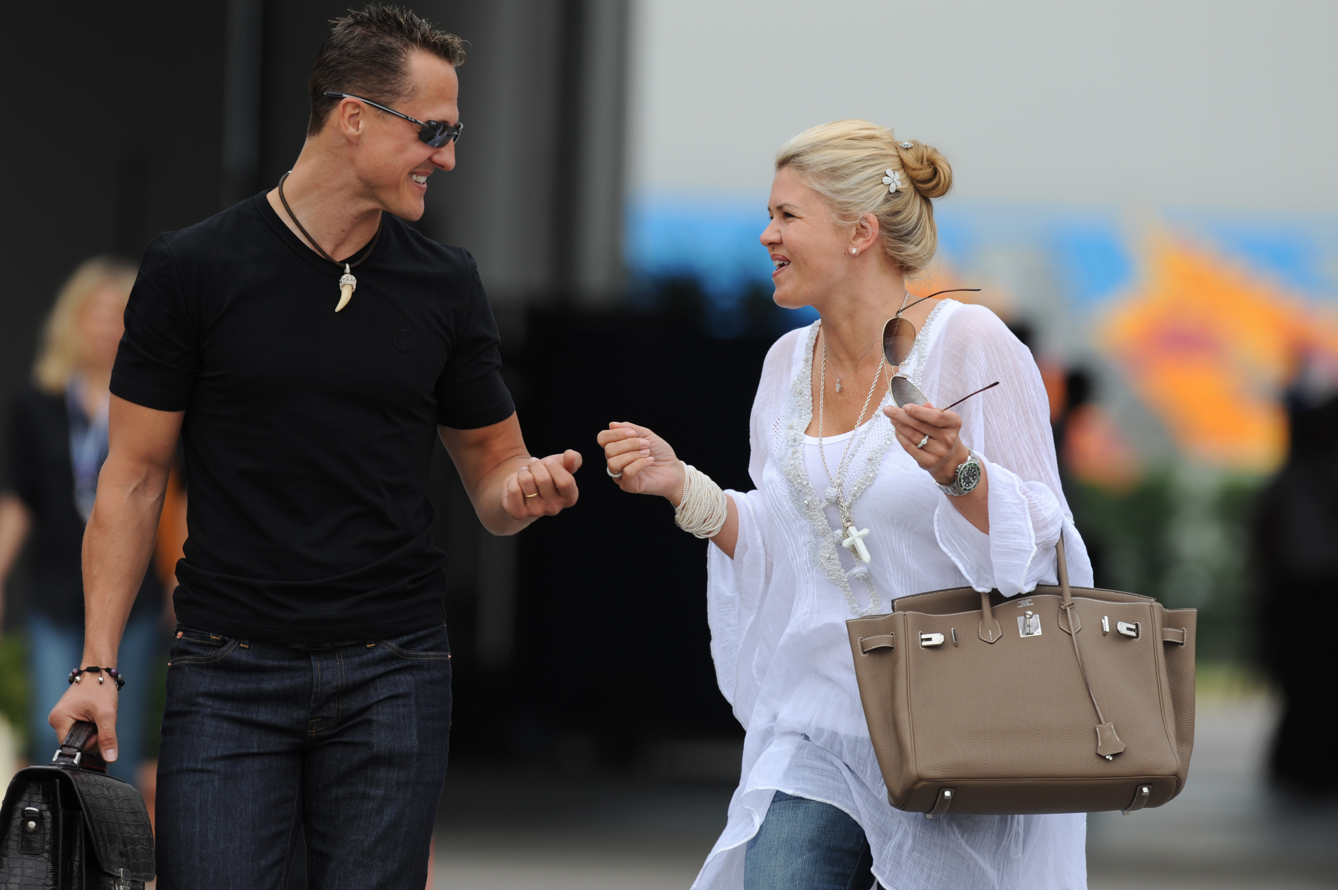 Arhivska fotografija iz 2010. godine: Michael Schumacher sa suprugom Corinnom