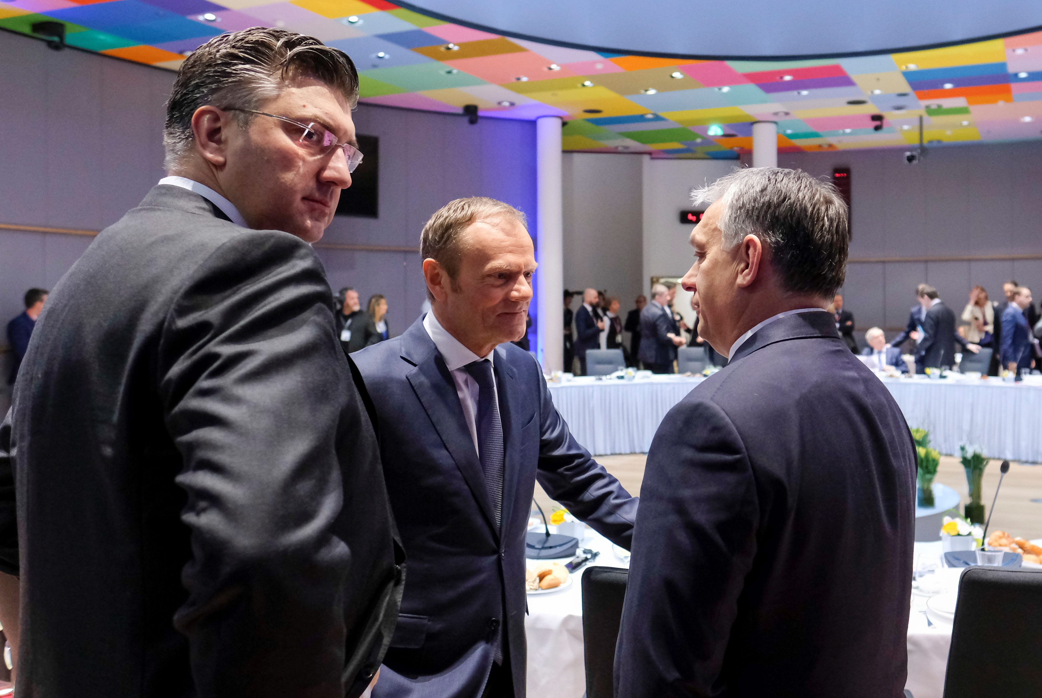 Andrej Plenković, Donald Tusk i Viktor Orban