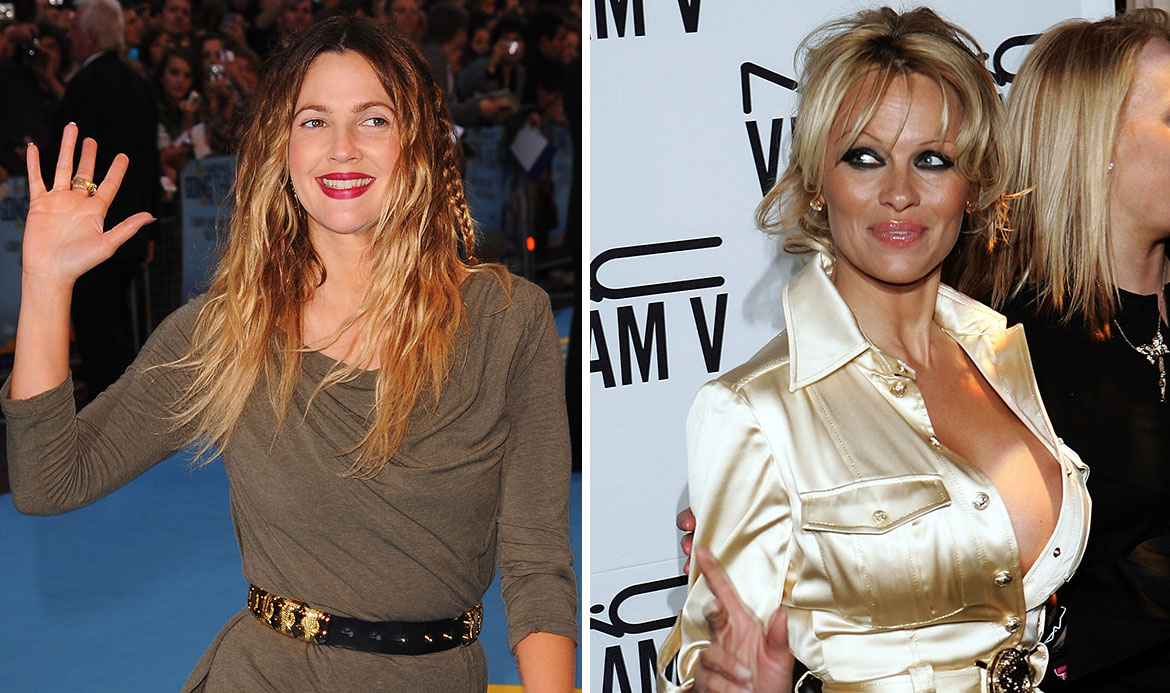 Drew Barrymore, Pamela Anderson
