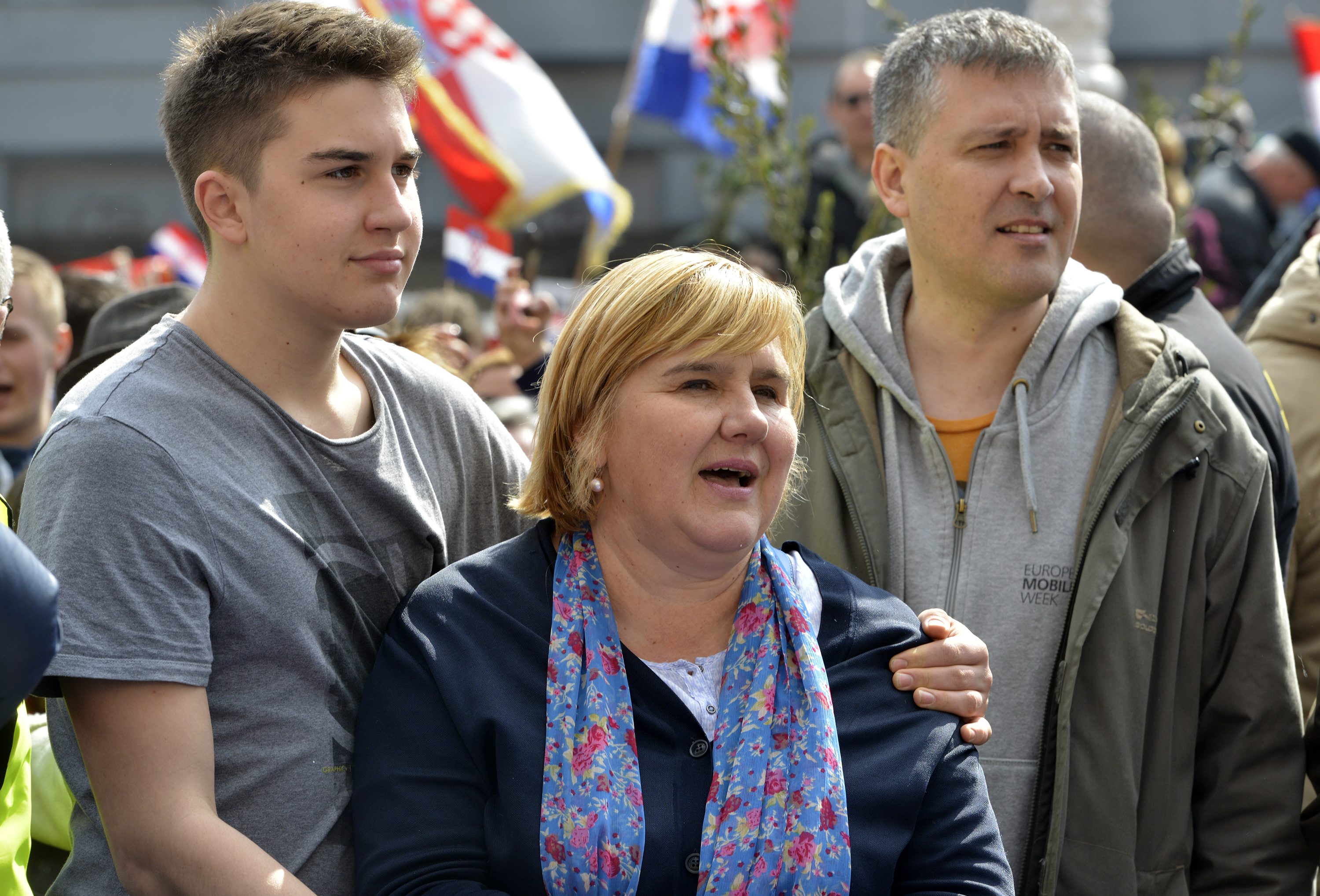 Željka Markić i Krešimir Miletić