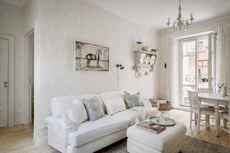 Ljupki ženstveni dom od 50 kvadrata 4