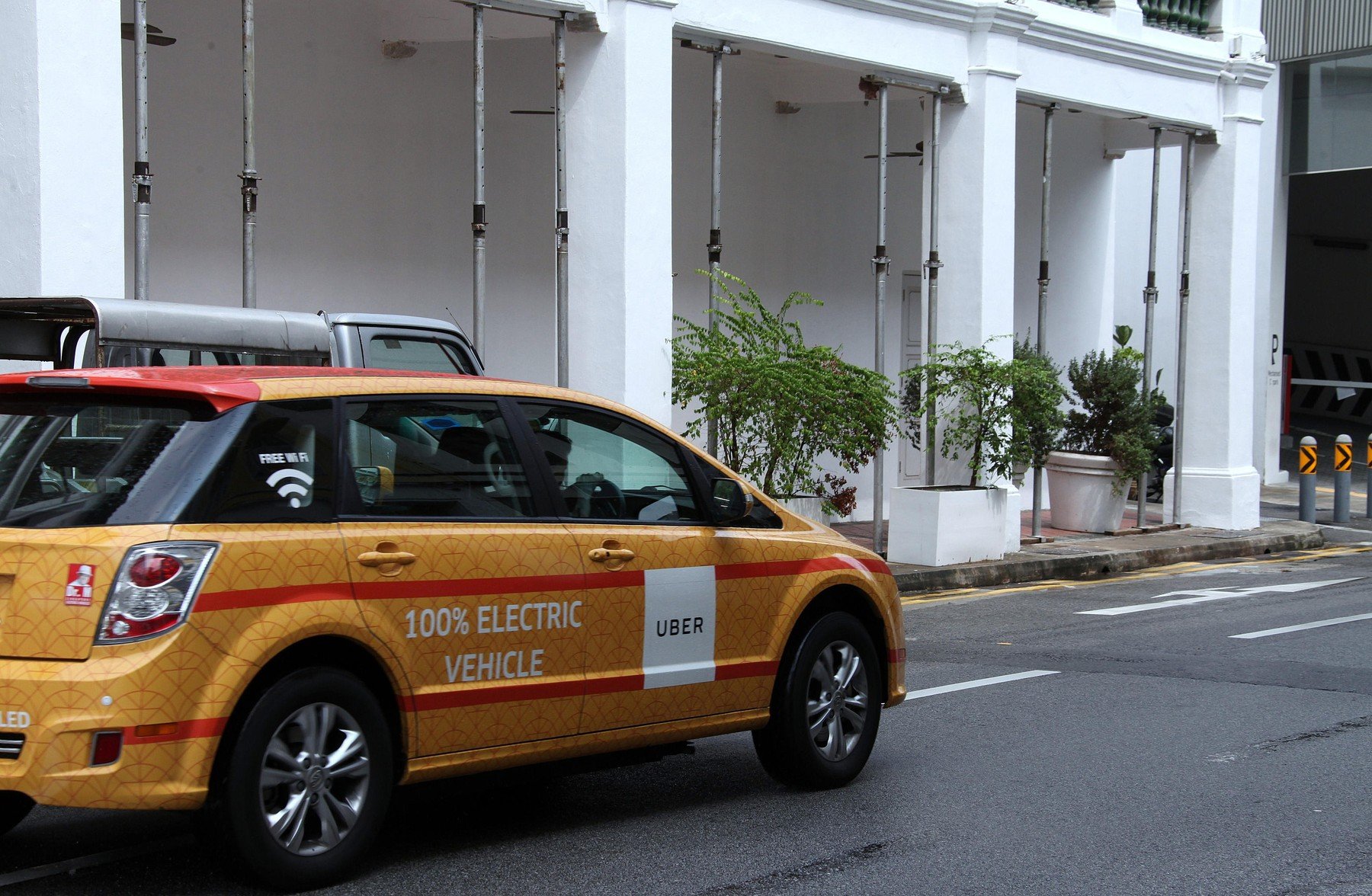 Uberovo vozilo u Singapuru 