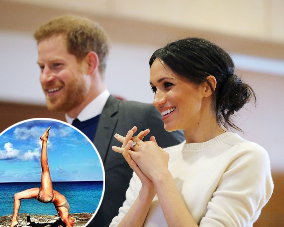 Princ Harry i Meghan Markle, a u krugu: Meghan kad je još bila aktivna na društvenim mrežama