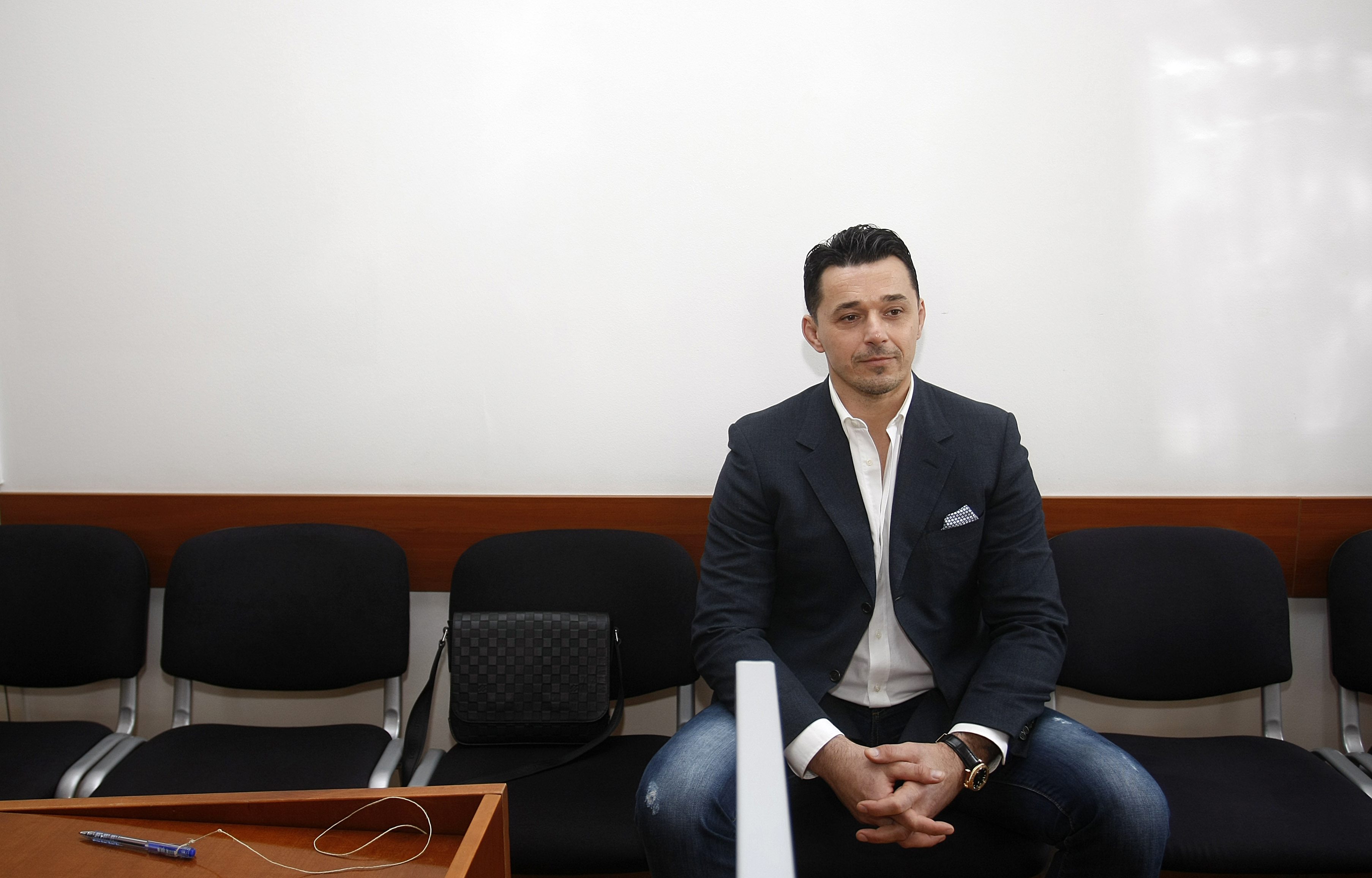 Ico Mateković u sudnici zagrebačkog Općinskog kaznenog suda, gdje mu se sudi za sprečavanje dokazivanja, što on u cijelosti poriče