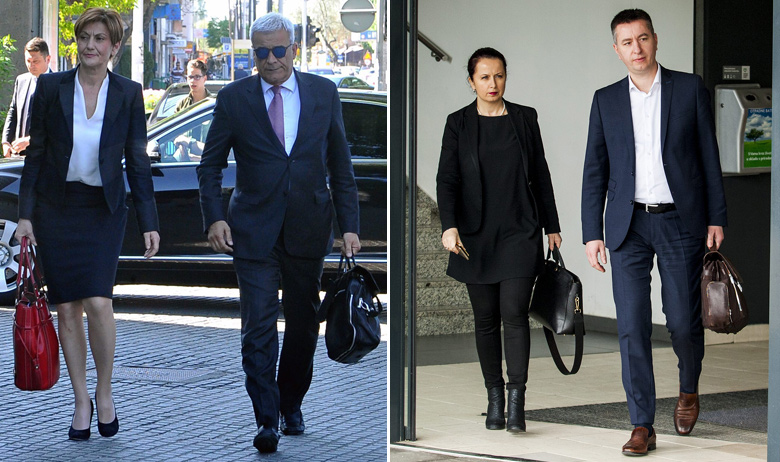 Ivica Todorić je 7. travnja 2017. predao tvrtku koju je gradio 40 godina državi na upravljanje. Prvo je tim sustavom upravljao Ante Ramljak (na slici drugi s lijeva) kao izvanredni Vladin povjerenik, no početkom 2018. zbog afere s honorarima morao je odstupiti. Tada kormilo preuzimaju Fabris Peruško i Irena Weber (prvi i druga s desna)