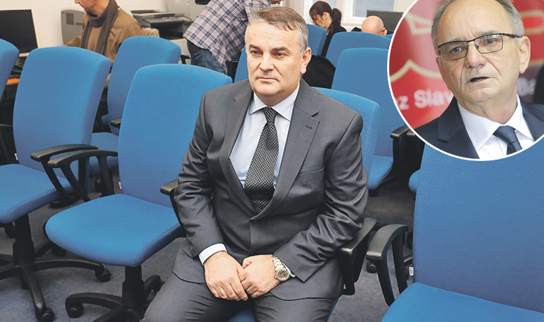 Drago Tadić, u krugu: Branimir Glavaš