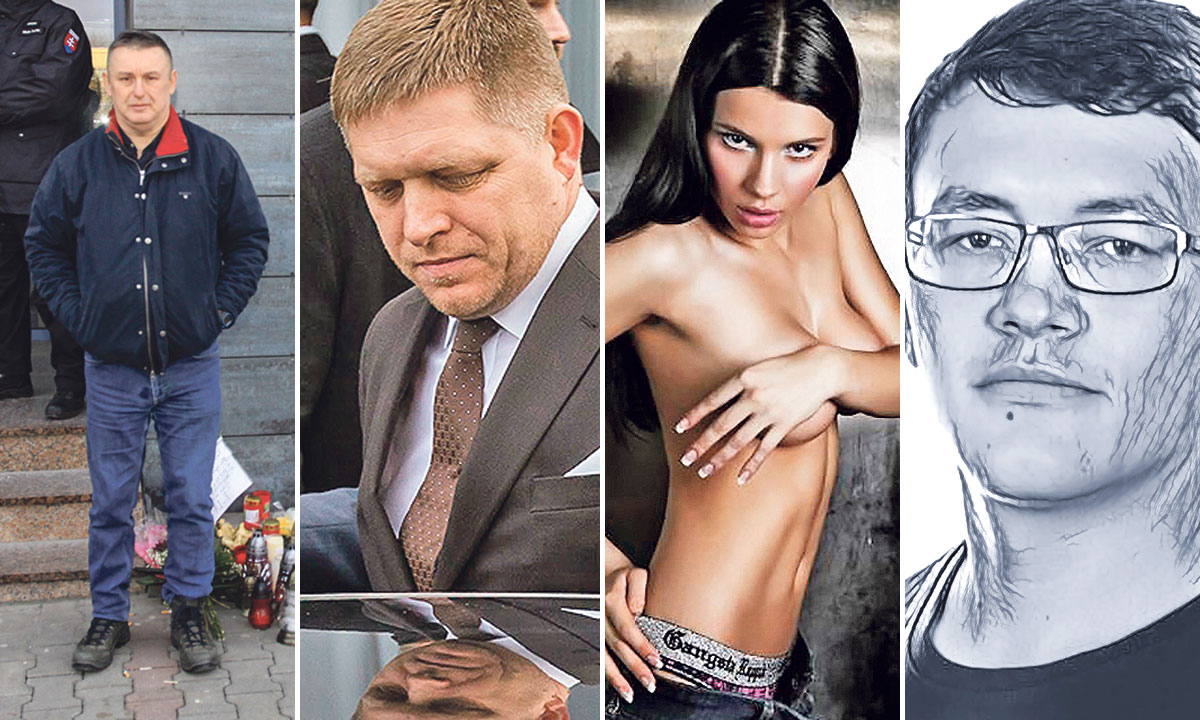 s lijeva na desno: reporter Jutarnjeg Dušan Miljuš, slovački premijer Robert Fico, Ficova bliska suradnica Maria Troškova, likvidirani novinar Jan Kuciak