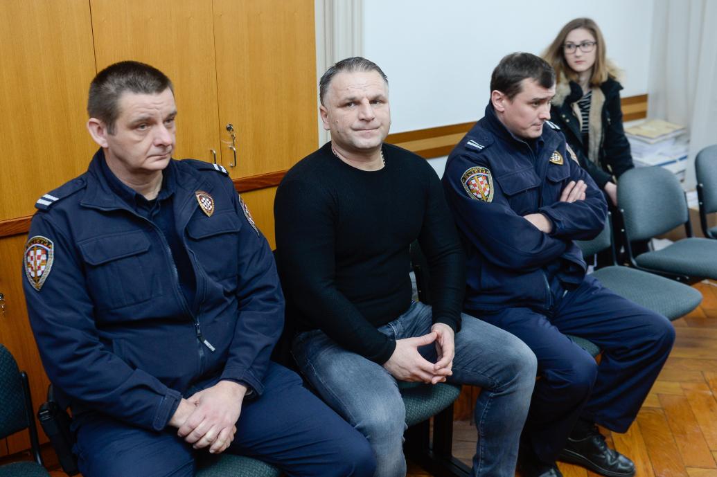 Na fotografiji: Optuženi Mirko Marić