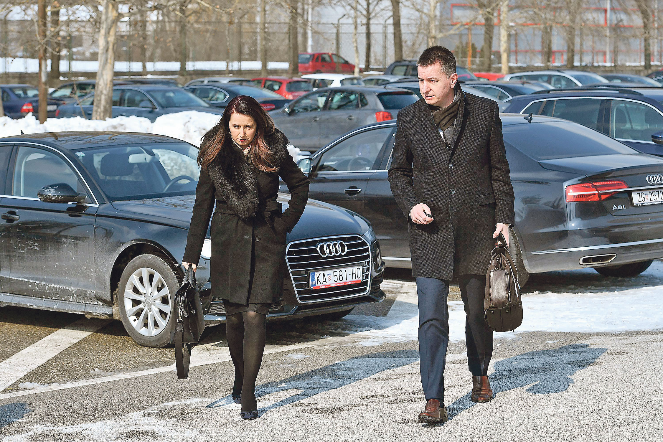 
Izvanredni povjerenik za Agrokor Fabris Peruško sa zamjenicom Irenom Weber