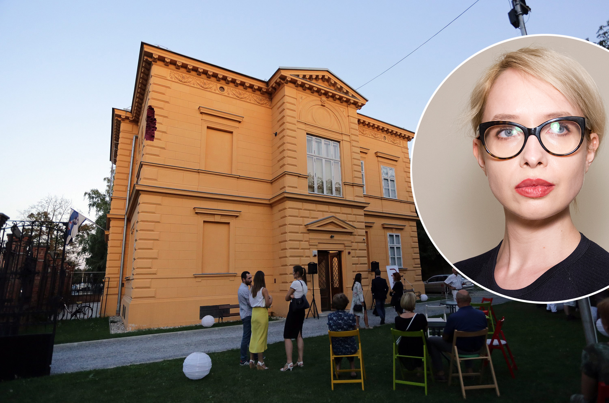 Muzej likovnih umjetnosti Osijek; Ana Petrović (u krugu)