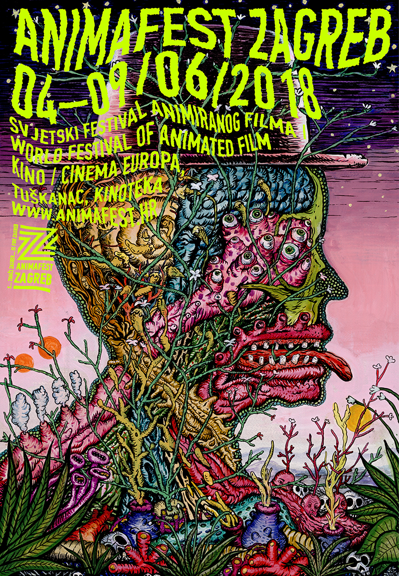Autor ilustracije ovogodišnjeg Animafesta je proslavljeni slikar, ilustrator, strip crtač i muralist Stipan Tadić