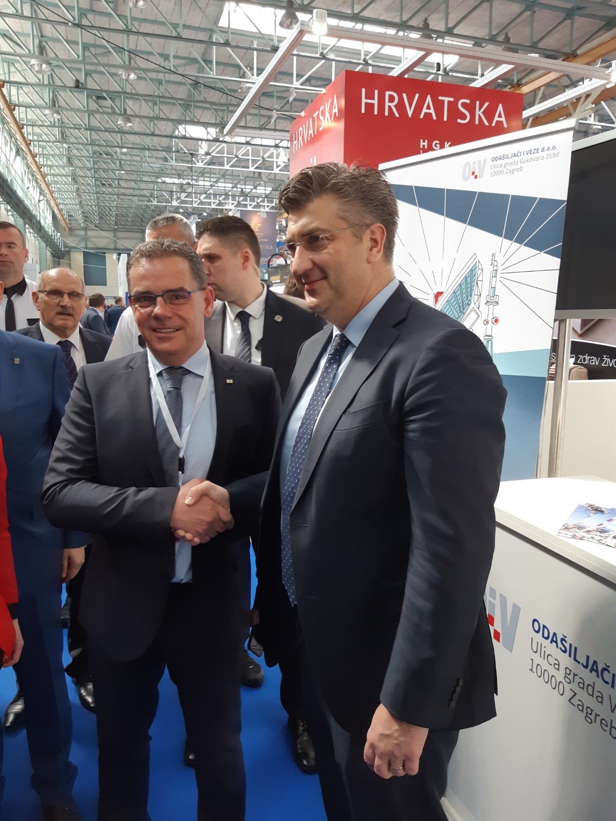 Mate Botica i Andrej Plenković