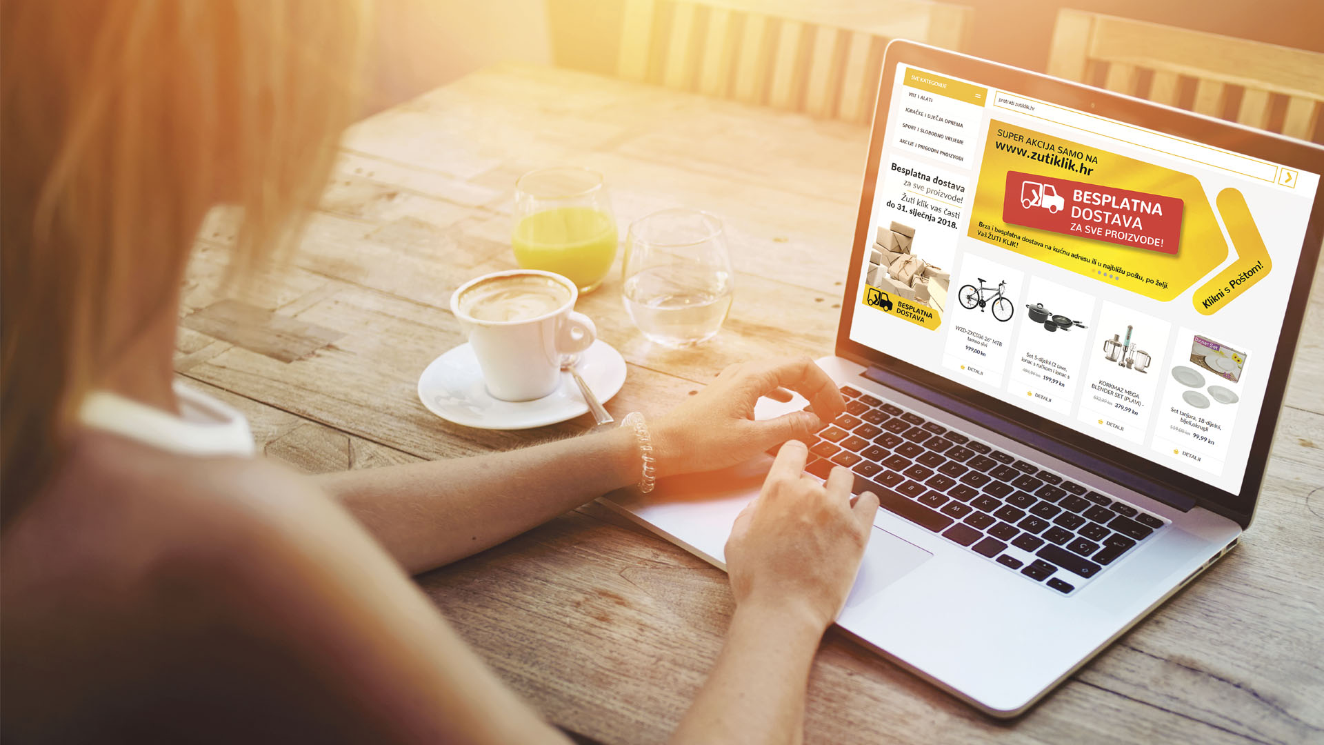Hrvatska pošta pokrenula je Žuti klik, vlastitu internetsku trgovinu čije proizvode dostavljaju potpuno besplatno