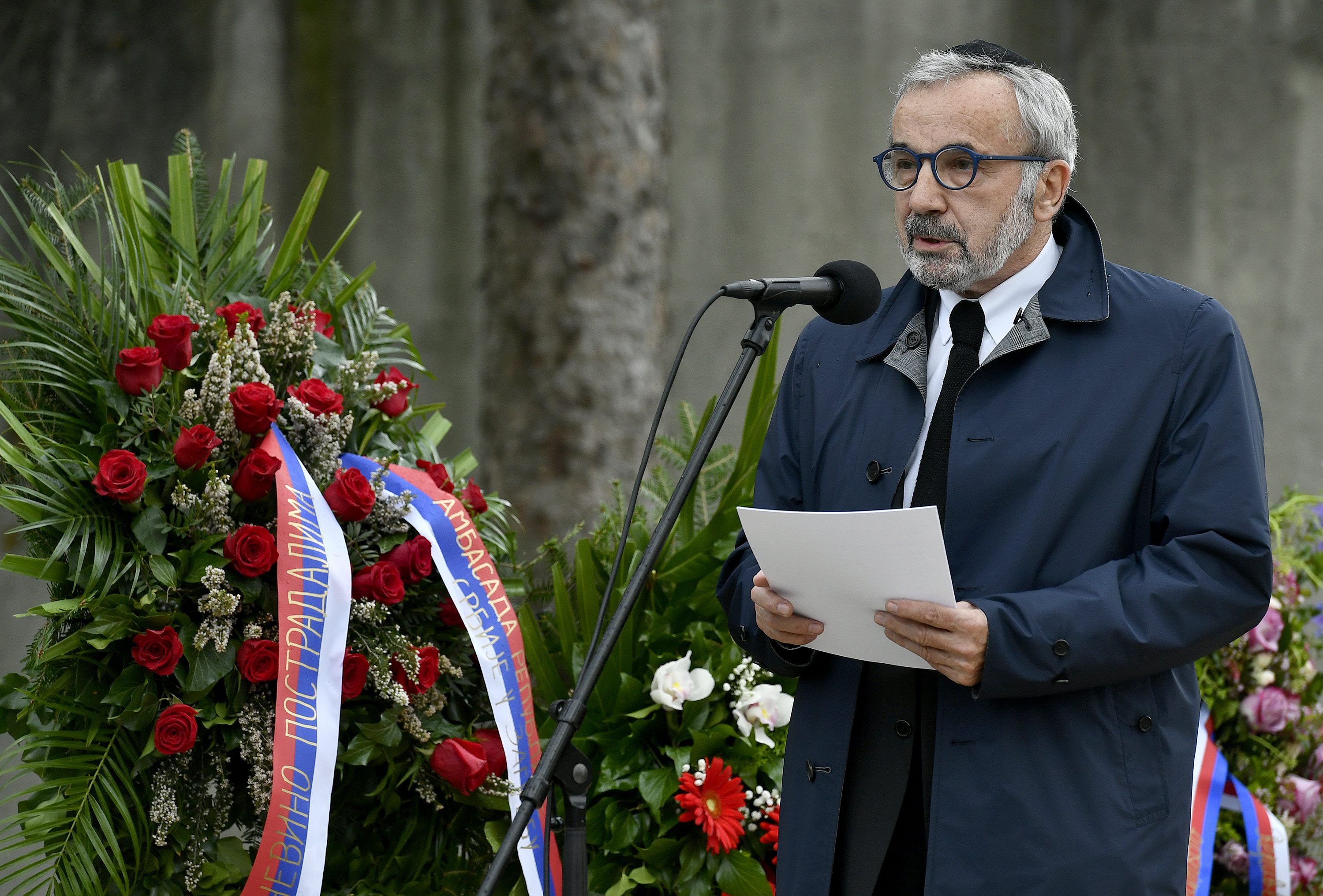 Ilustracija: Ognjen Kraus na Mirogoju 2018.