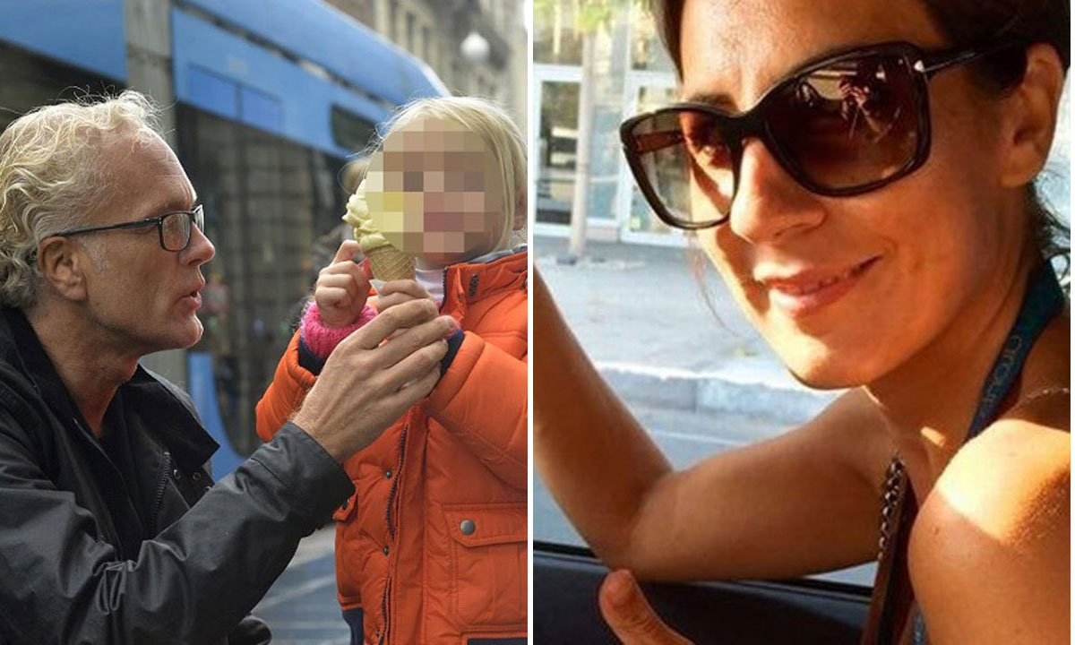 Andreas Gerdes sa svojom 2,5 godišnjom kćerkom i Anika de Vilera
