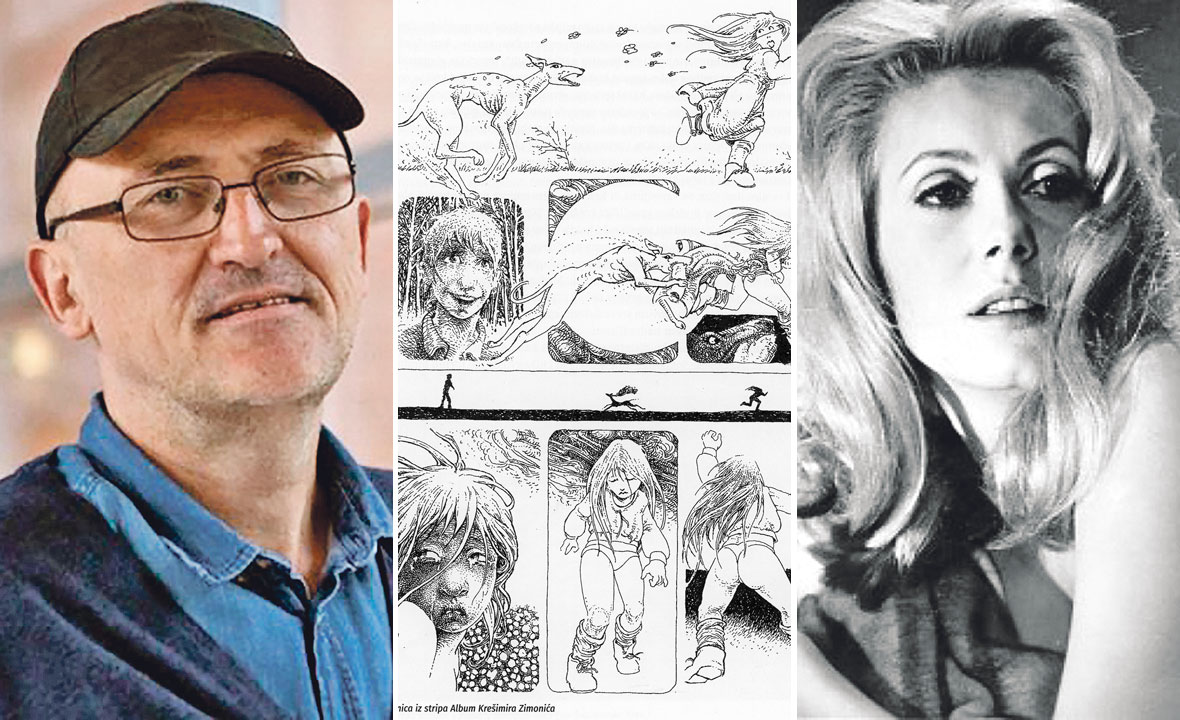 Midhat Ajanović, strip K. Zimonića 'Album' i Catherine Deneuve u filmu 'Belle de jour'
