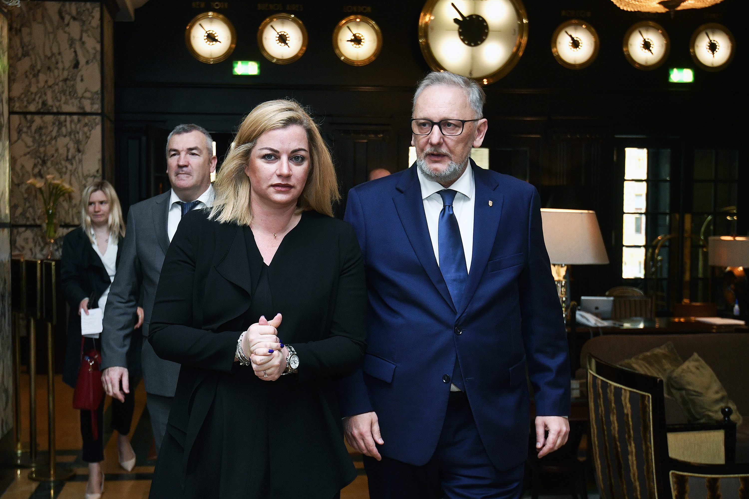 Ana Hanžeković i Davor Božinović