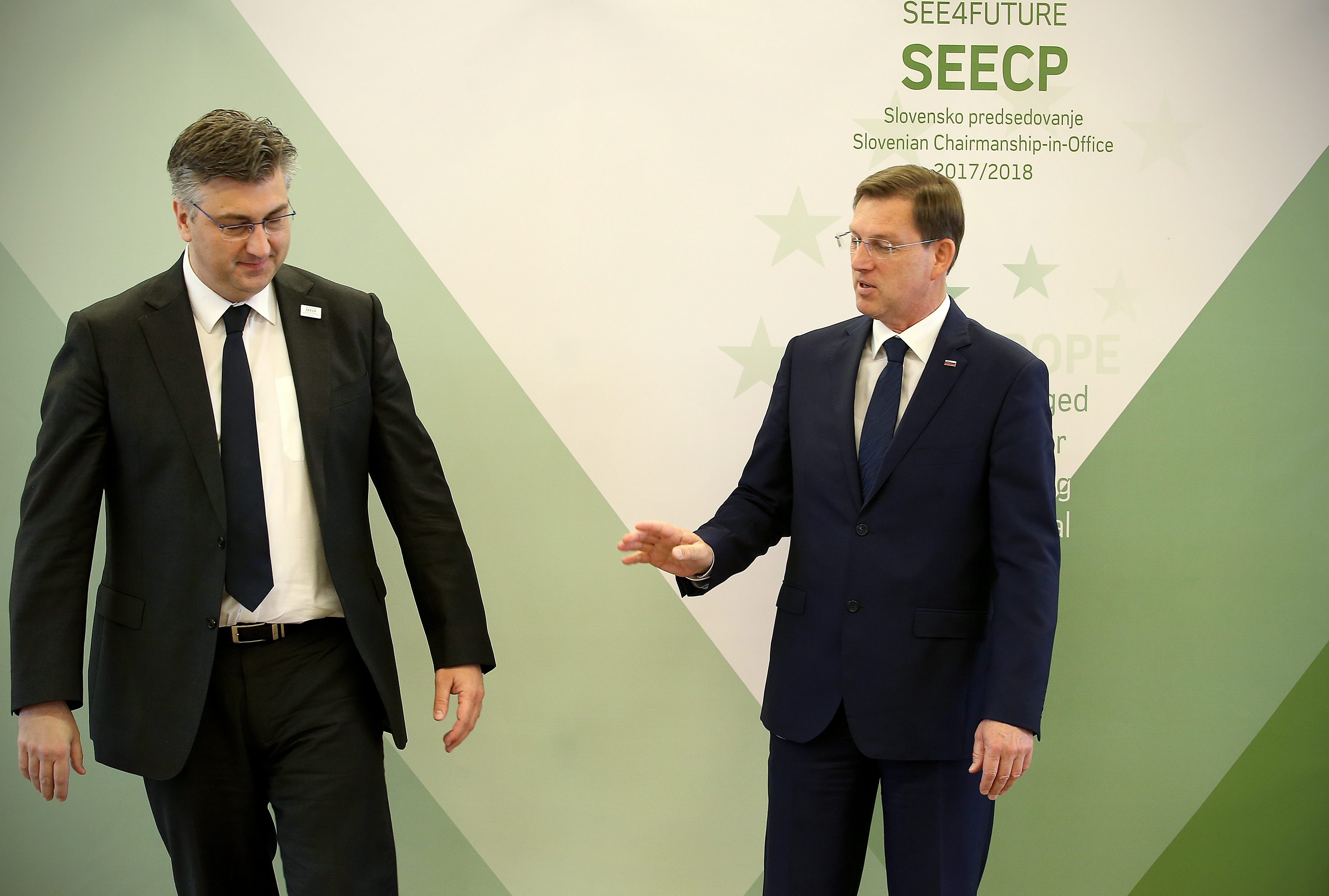 Andrej Plenković i Miro Cerar