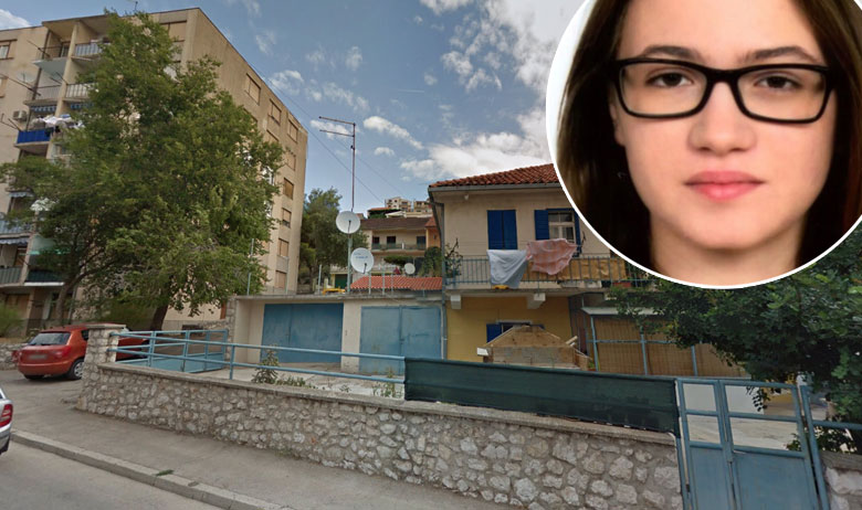 Ulica Petra Preradovića u Šibeniku, u krugu: Matea Anaković