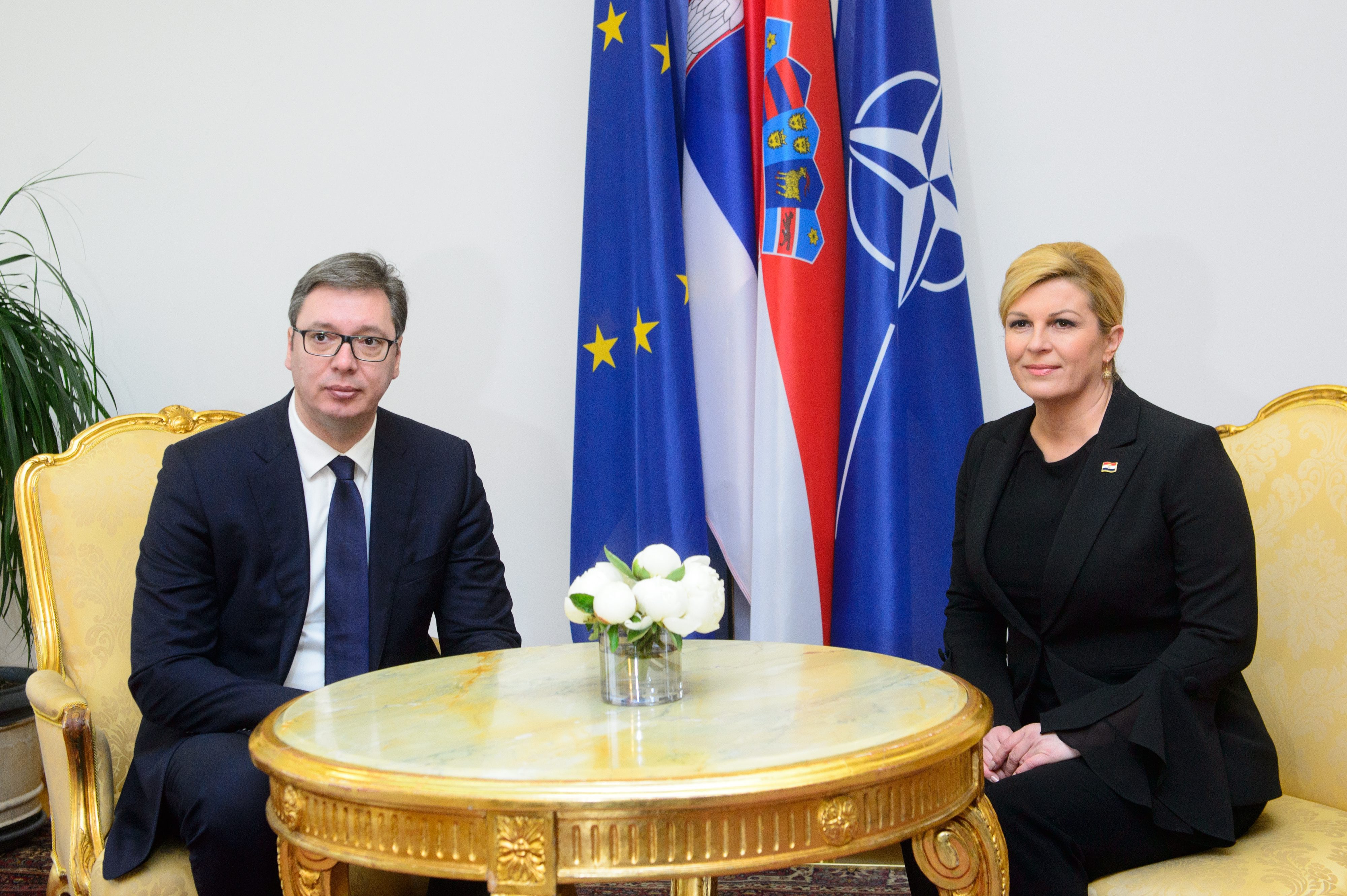 Aleksandar Vučić i Kolinda Grabar Kitarović