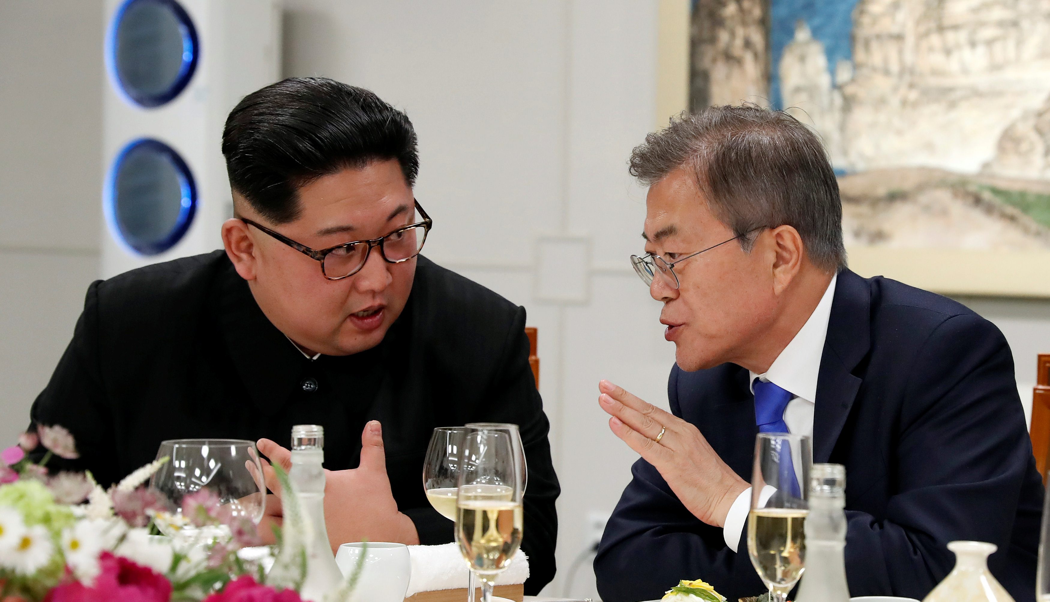 Kim Jong-un i Moon Jae-in