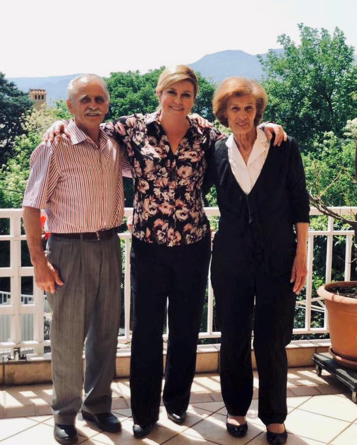 Kolinda Grabar-Kitarović s roditeljima Brankom i Dubravkom Grabar