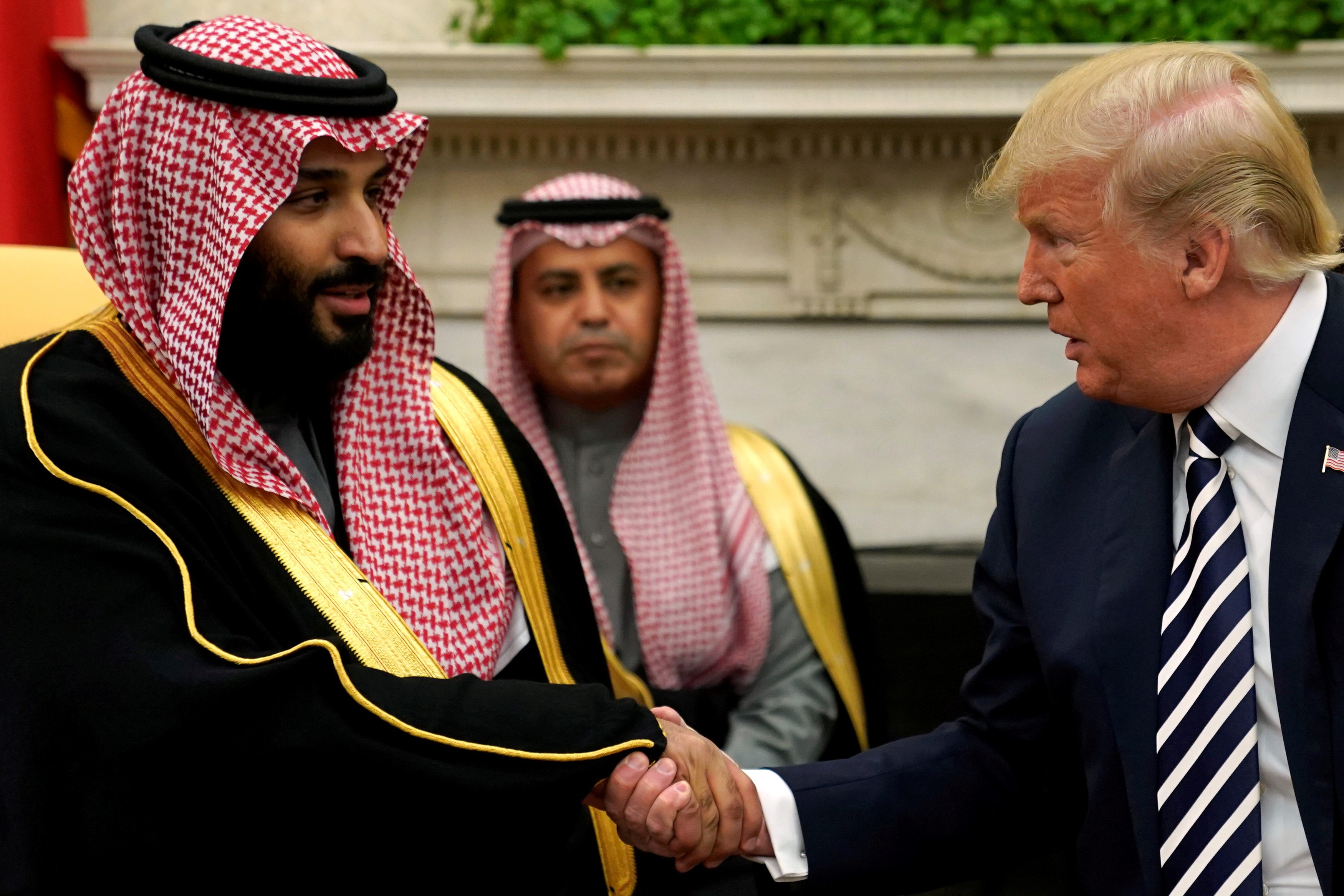 Mohammed bin Salman i Donald Trump