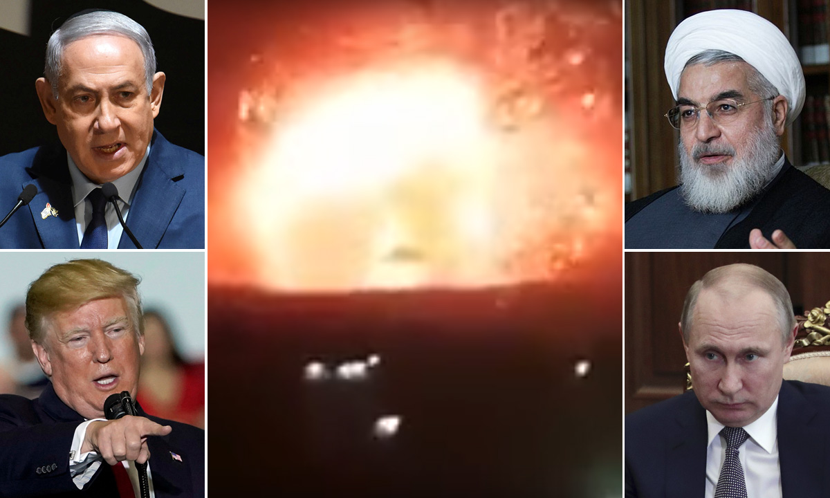 Benjamin Netanyahu, Donald Trump, Hassan Rouhani i Vladimir Putin