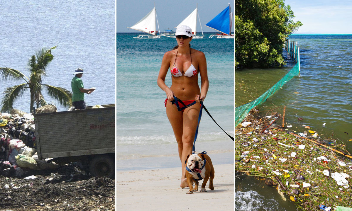 Lijevo i desno: Otok kako izgleda danas, u sredini: Boracay kakav pamte brojni turisti