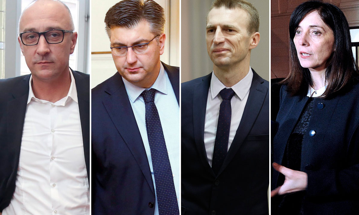 Ivan Vrdoljak, Andrej Plenković, Matko Glunčić i Blaženka Divjak