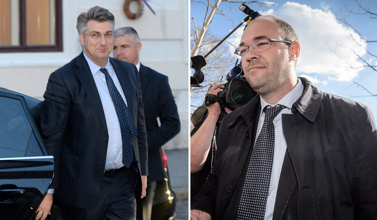 Andrej Plenković i Davor Ivo Stier