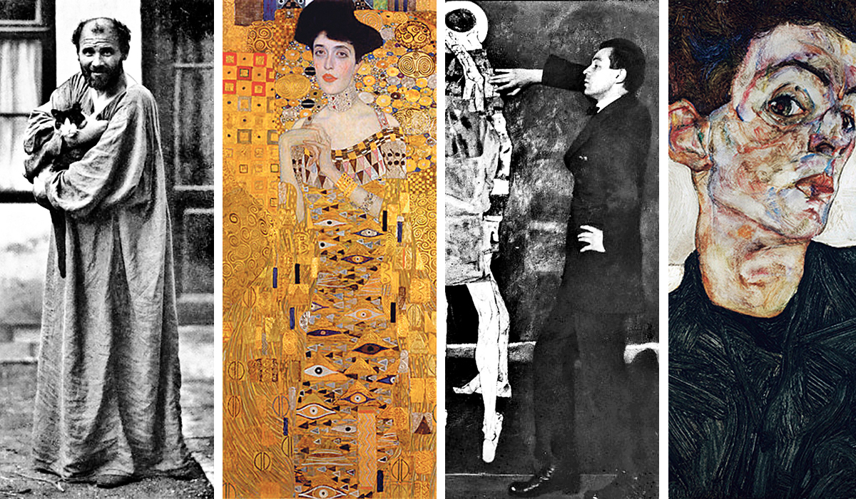 Gustav Klimt (lijevo) i Egon Schiele