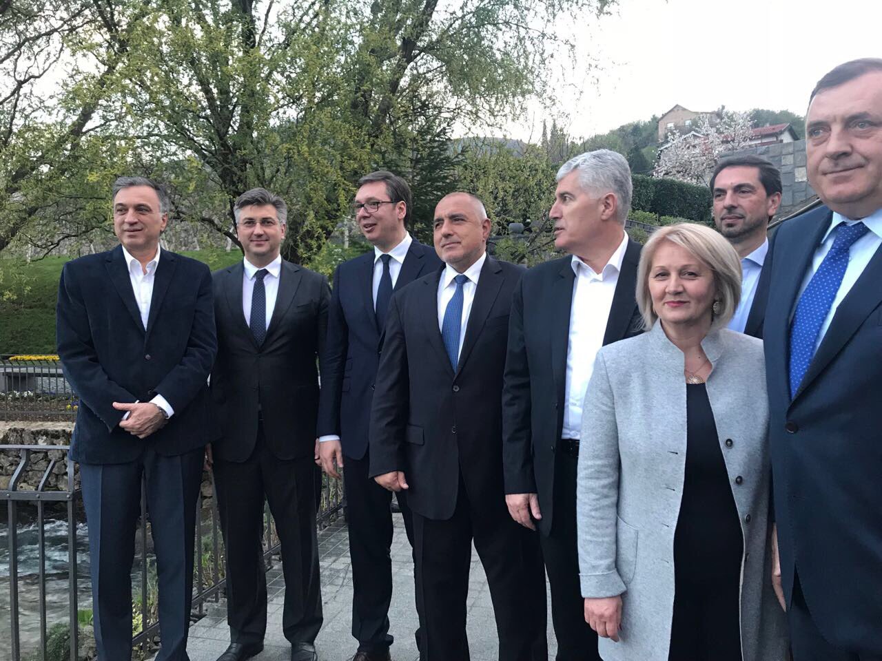 Filip Vujanović, Andrej Plenković, Aleksandar Vučić, Bojko Borisov, Dragan Čović, Milorad Dodik