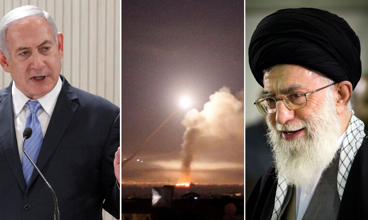 Benjamin Netanyahu (lijevo), ajatolah Ali Hamenei (skroz desno)