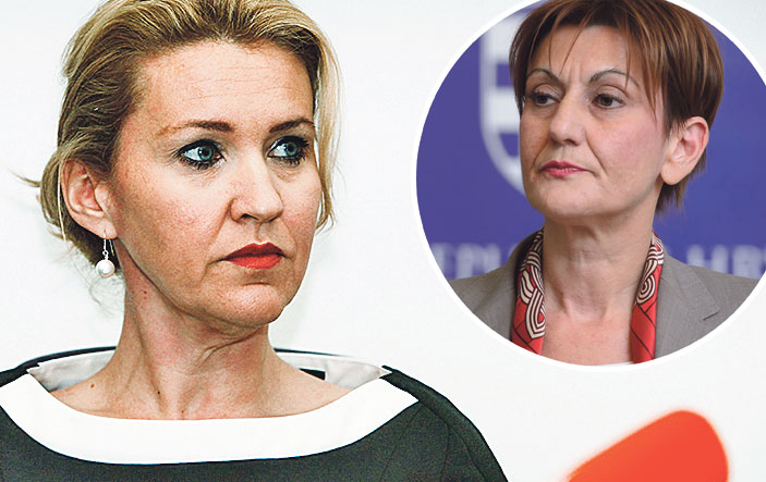 Nataša Novaković (lijevo) i Martina Dalić (u krugu desno)