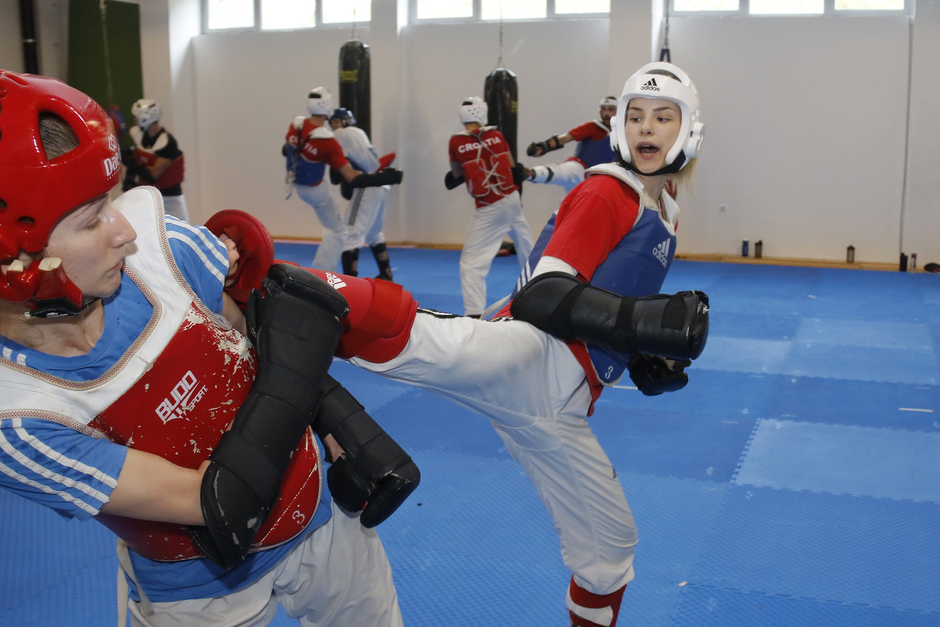 Na fotografiji : Bruna Vuletic (desno) vjezba s Marijom Stetic
