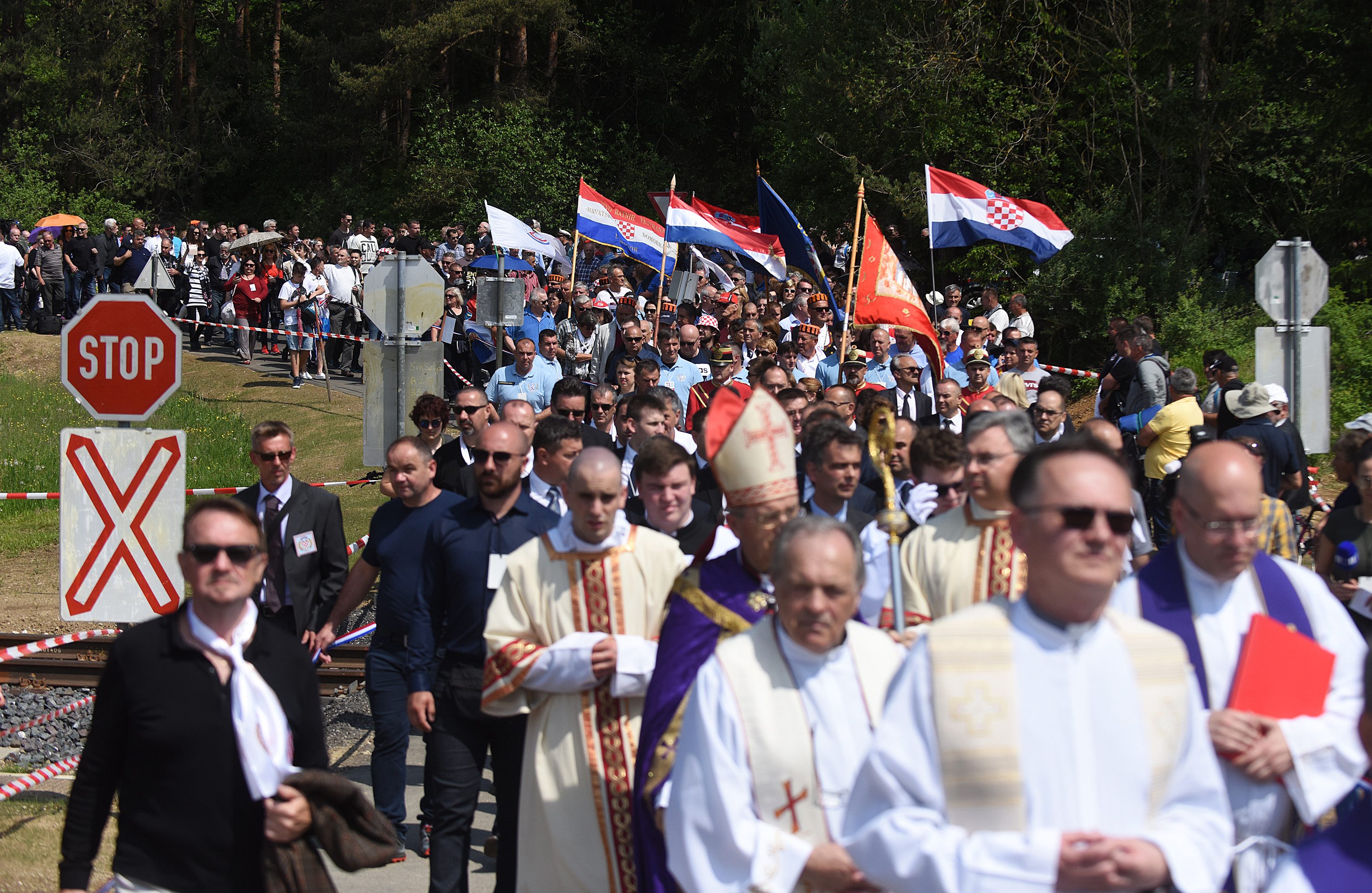 Procesija na Bleiburškom polju u Austriji
