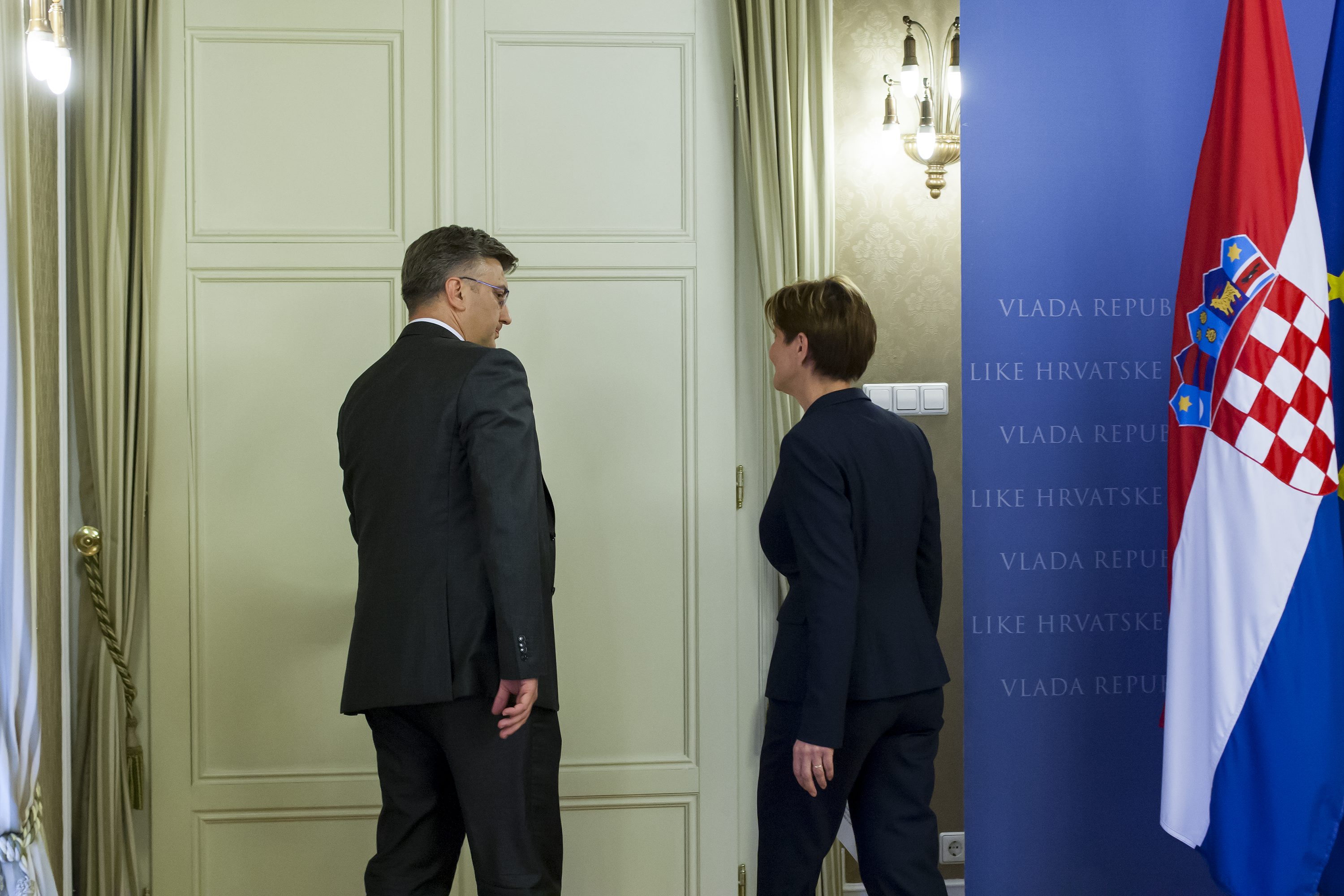 Andrej Plenković i Martina Dalić