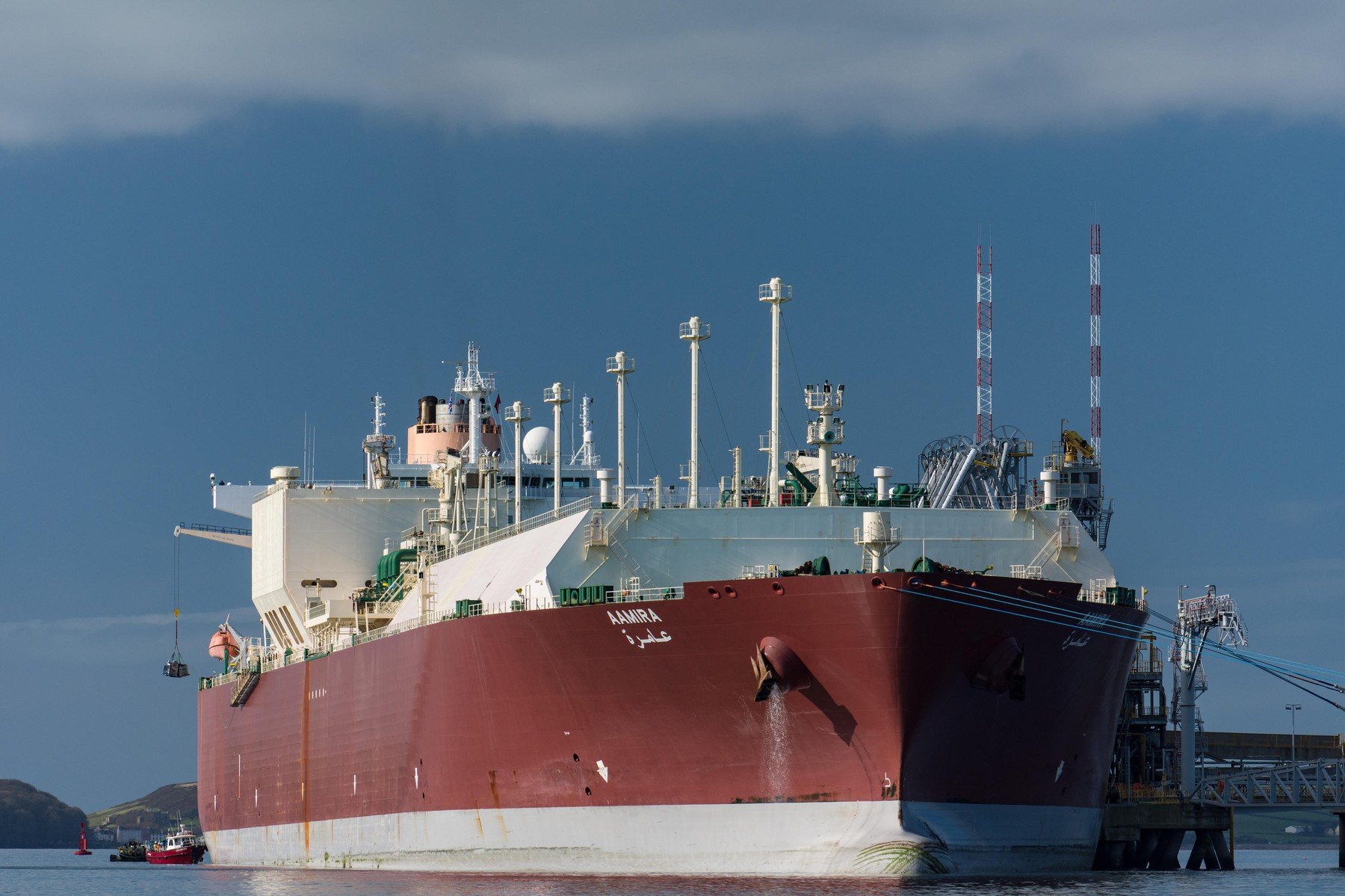 Ilustracija, LNG supertanker