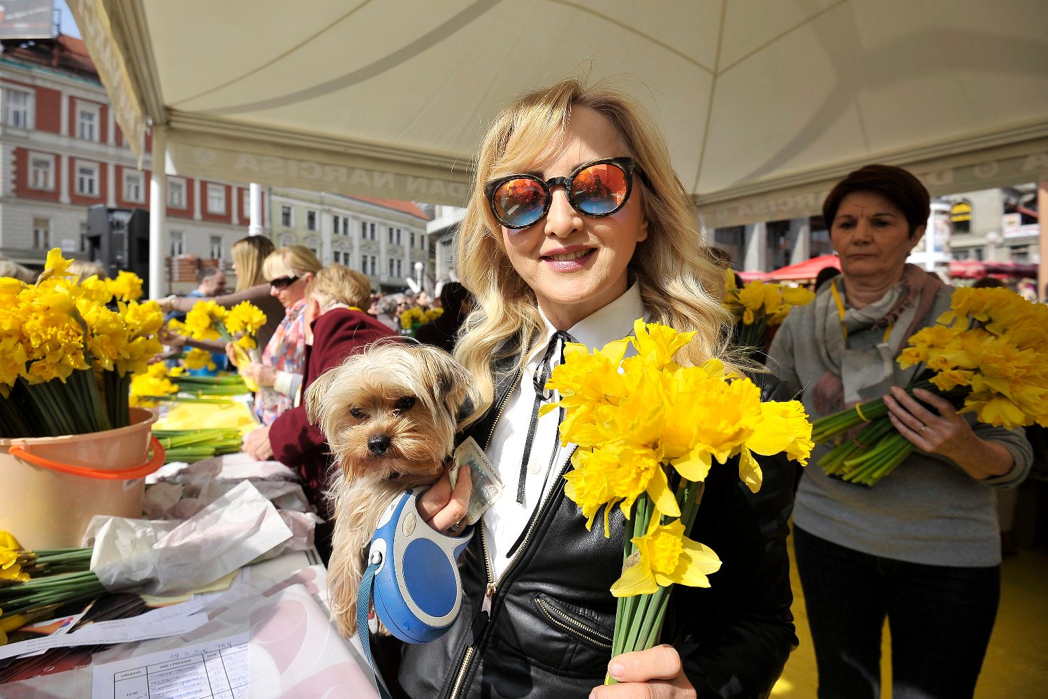 Ankica Dobrić na obilježavanju Dana narcisa u ožujku 2016. godine