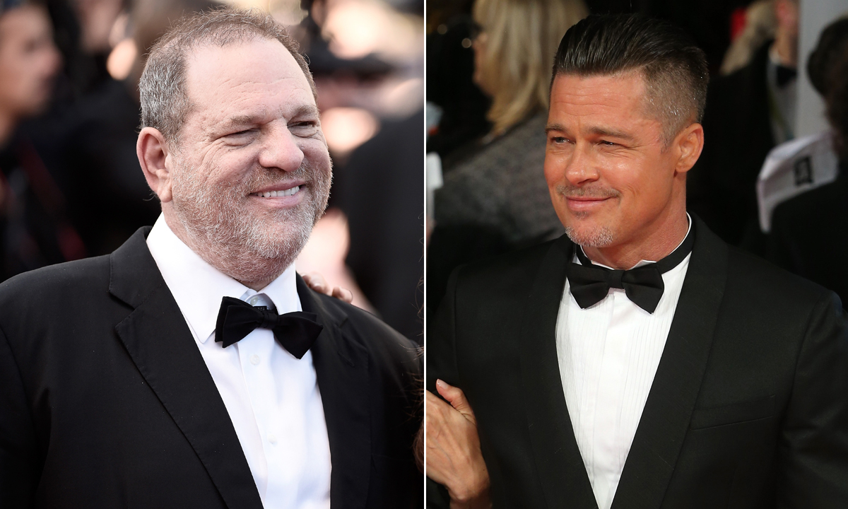 Harvey Weinstein i Brad Pitt