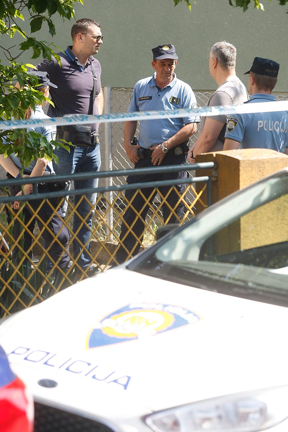 Policijski očevid u Grintavečkoj ulici