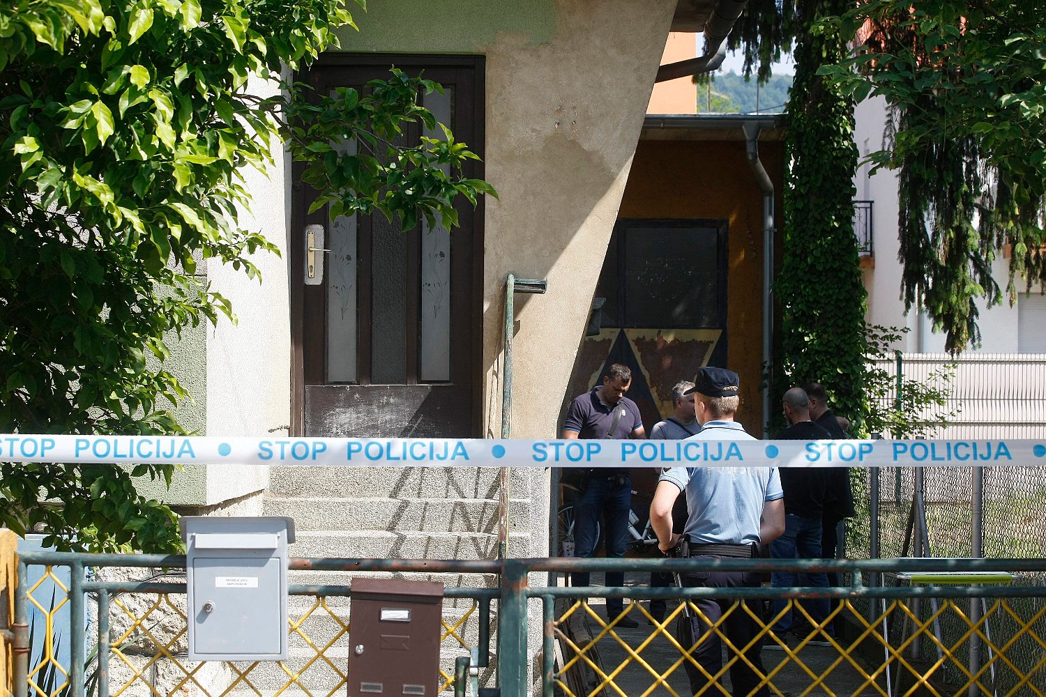 Policijski očevid u Grintavečkoj ulici